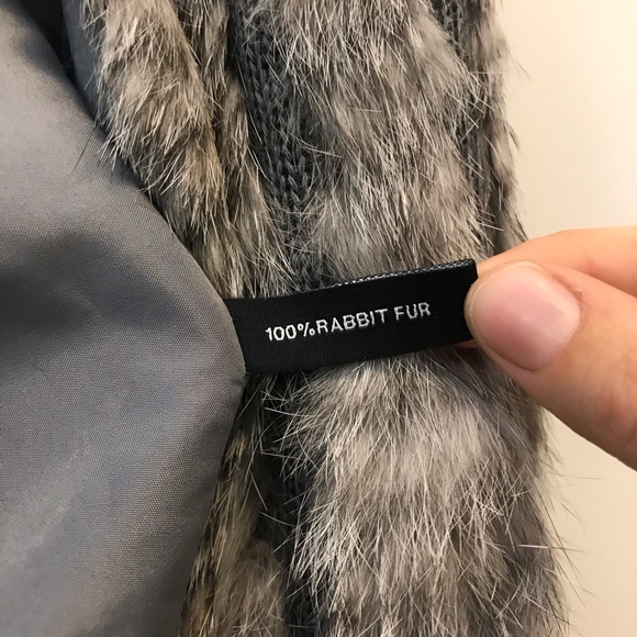 100% genuine rabbit fur vest - Picture 5 of 6